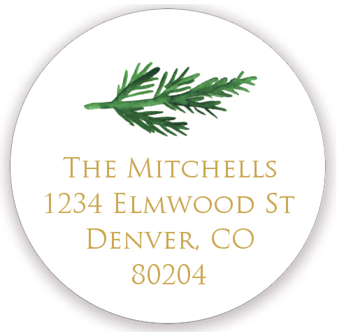 In Season Round Address Labels